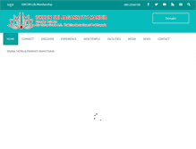 Tablet Screenshot of iskconbangalore.co.in